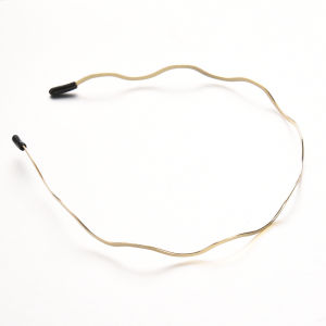 Vintage Floral Print Chain Long Ribbon Hairband For Women Elegant Hair Ornament Headband Hair Hoop Hair Band Non-slip Hair Accessories