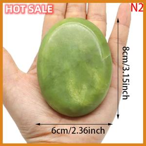 🔥🔥🔥dingdaocunz Natural Massage Stones Green Stones Cold Rock for Spa Deep Tissue Massager