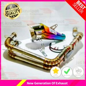 KNALPOT RACING LEOVINCE COBRA RAINBOW PELANGI NINJA 250 FI KARBU R25 MT25 CBR250RR