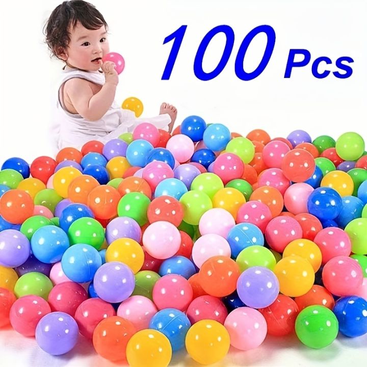 kuimi123 Soft Plastic Mini Ball Pit Balls, Crush Proof, For Baby