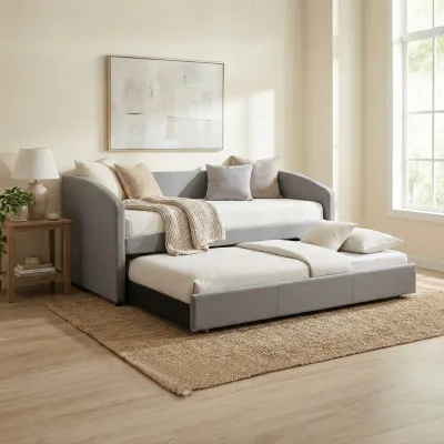 Estelle Designer Daybed with Pull-Out Trundle