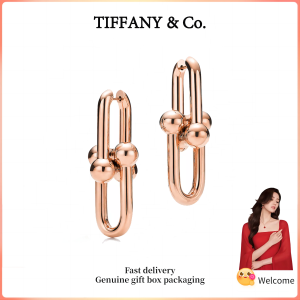 (New) Womens Fashion Earrings Rose Gold HardWear Series Extra Large Chain Earrings Valentines Day holiday gifts