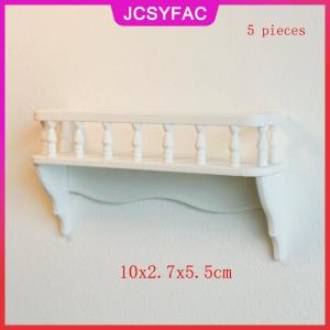 JCSYFAC Mini Dollhouse lưu trữ Kệ 112 quy mô treo tường giá mô phỏng hiển thị cho DIY cảnh trang trí phụ kiện