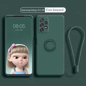 Ốp Điện Thoại Cho Samsung Galaxy A13 A13 5G A23 4G A22 A33 A32 A53 A52 A52S A73 A72 A04S A03 A03 Core 4G 5G Ốp Lưng TPU Mềm Có Vòng Nhẫn Silicon Lỏng Cho 2022 Mới