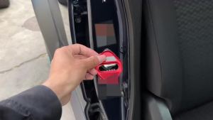 HH8 TESIN Car Door Lock Protector Decoration Cover for Suzuki Jimny JB74 4 Door 2019 2020 2021 2022 2023 2024 Interior Accessories 3P7H4