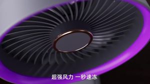 Mini Portable Fan Swing Head Rechargeable USB Fan Low Noise Mini Clip Fan Portable Stroller with Night Light