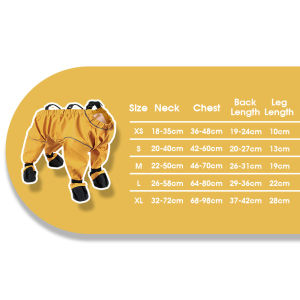 Hamshmoc Pet Bộ đồ bảo hộ Dog bọc toàn thân chống trượt chống thấm nước Easy On off cho ngoài trời