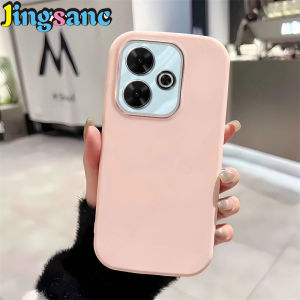 Jingsanc Soft Phone Case For Redmi 13 Case Electroplated Silicone TPU Casing Shockproof Camera Protective Back Cover A53-1