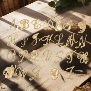 [COD] Buin 2Pcs Fashion Full Rhinestone Encrusted And Alphabet Letter Brooches Pins Minimalist Clothing Jewelry Accessory