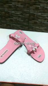 Sandal Anak Wanita Plat Pariasi Terbaru Perempuan PING Size 26-40 Komplit Tren COD Real Pick