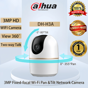 Dahua Full HD 3MP/5MP Indoor Fixed-focal Wi-Fi Pan & Tilt Network Camera 360°View Two-way Talk Auto Tracking WIFI Camera