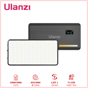 ULANZI VL200 BI-COLOR (2500-9000K) - HÀNG CHÍNH HÃNG - Đèn LED 2 màu tích hợp pin 5000mAh có thể sạc lại