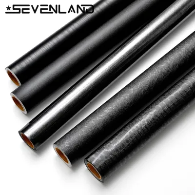 Sevenland Self adhesive Black Series Wallpaper PVC Waterproof Wall Sticker Home Decor Furniture Renovation Cabinet Living Room Bedroom