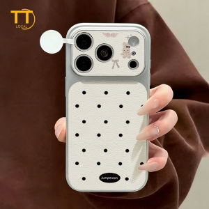 Tri-Town Luxury Lychee Leather Case For iPhone 17 16 15 11 12 13 14 Pro Max Hard Back Cover Skin Feel Casing with Phone Strap #EV66
