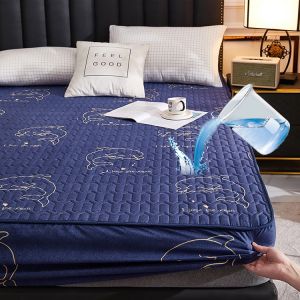 Local Power 100% Waterproof Mattress Protector Cover Bed Topper Bed Cover Single/Queen/King Bed Sheet Cover