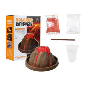 Mini Volcano Eruption Set DIY Handmade Volcano Eruption Experiment Toy Kit
