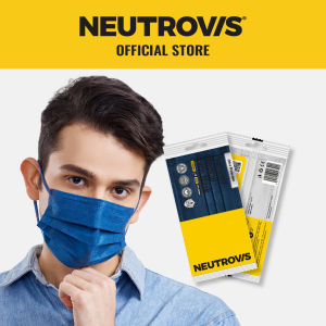 Neutrovis Adult Premium Medical Face Mask || Face Respirator (4-Ply || KF94) - Blue