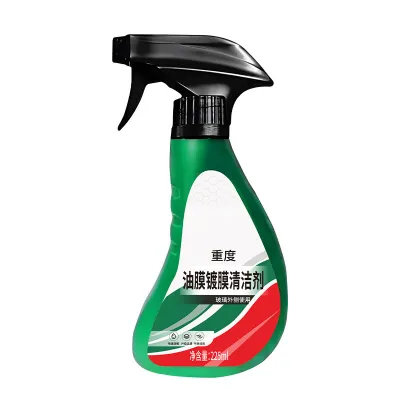 Automobile Heavy Oil Film Remover Automotive Glass Oil Film Remover Coating Water Stain Cleaner Windshield Heavy Oil Film Remover 225ml