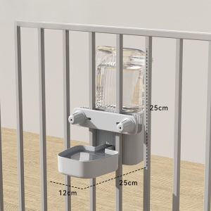 Pet Cage Hanging Water Dispenser Feeder Bowl Automatic Cat Feeder Dog Rabbit Bowl Large Universal bekas makanan kucing