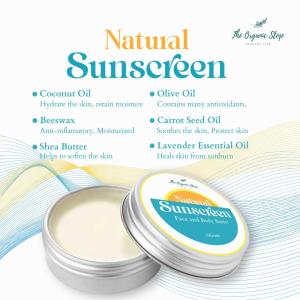 TheOrganicStop Natural Sunscreen Face & Body Butter 15 gram