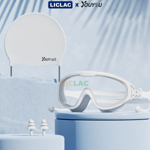 Kính Bơi Khung Lớn Youyou chống sương mờ chống nước dây Silicon tùy chỉnh Kèm nút bịt tai - KB65111