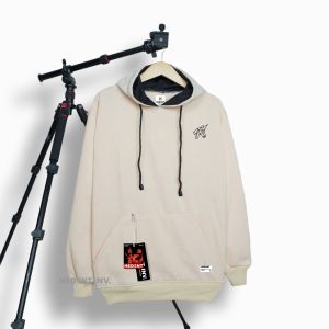 Hedent inv. Hoodie Premium Pria Late Cream Keren Terbaru Motif Sablon Zodiak Aesthetic Sweater Jumper Distro Cowok Cewek Oversize Jumbo M L XL XXL Lengan Panjang