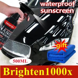 Pengkilap Body Mobil 500ml dilengkapi dengan kepala semprotan mencerahkan dan licin tahan air dan anti-fouling satu botol tahan 5 tahun cocok untuk semua kendaraan Restorer Pengkilap Pengkilat cat body Pengkilap Body Motor