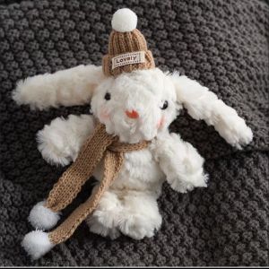 จี้กระต่ายการ์ตูน พวงกุญแจตุ๊กตากระต่าย จี้ตุ๊กตากระต่ายแครอท จี้ตุ๊กตากระต่าย จี้กระเป๋าสุดน่ารัก ของเล่นเด็กผู้หญิง