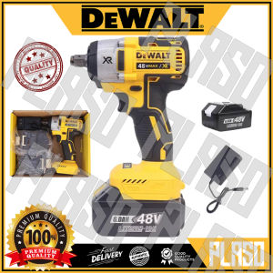 DEWALT 48V Electric Impact Wrench Set 1/2 6.0AH 2 Batteries Cordless Brushless