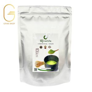 Bột Matcha CEREMONIAL GRADE PREMIUM | Thu hoạch vụ Xuân | 500G TÚI ZIP