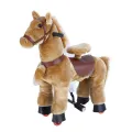3-6 Years Kids Rocking and Walking Horse Pony Cycle Mechanical Cycle Walking Action Plush Animal Riding Horse. 