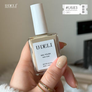 สีทาเล็บ สีทาเล็บกึ่งเจล U-DELI U-683 Earth Tone 16ml Vegan Nail Polish เล็บสีนู้ด ยาทาเล็บ ไม่ต้องอบ ทาแล้วมือผ่องสวย สีผิวไหนก็รอด สีเล็บ ทาเล็บสวยๆ สีนู้ด