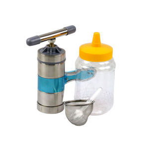 Panen madu lebah / Alat klanceng propolis model saringan press bee