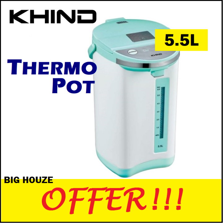 Khind AP550 5.5L Electric Thermo Pot Water Boiler with Keep Warm