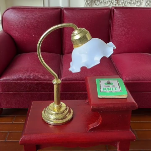 Nội thất Đèn bàn phòng khách ngôi nhà búp bê thu nhỏ Phụ kiện chơi giả vờ cuộc sống bộ sưu tập đóng vai cảnh