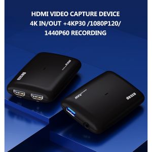Ezcap321 4K 30hz 1080P 60FPS 120fps HDMI To USB 3.0 Video Capture Card for PC Live Streaming Record