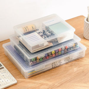 【i.Rumah】A4 Paper Storage Box Buckle Design Tear-resistant Waterproof File Paper Storage Case
