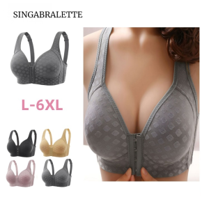 【SINGABRALETTE】Front Button Anti-Sagging Gathering Underwear