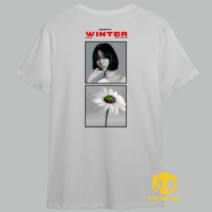[RiseUp Story] T-SHIRT KAOS KATUN DISTRO MURAH PRIA WANITA BAJU K-POP AESPA FLOWER