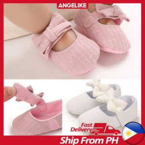 Soft Baby Shoe For Girls 1 Year Old Comfortable Baby Girl Walking Shoes For Infant Anti-Slip White