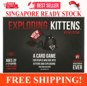 NSFW BY EXPLODING KITTENS - CARD GAMES FOR ADULTS & TEENS -A RUSSIAN ROULETTE CARD GAME