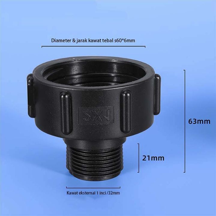 Ibc%20Tank%20Adapter%20Kran%20Ke%20Drat%20Luar%201/2%203/4%201%202%20Inch%20Tutup%20Toren%20Adaptor%20Tangki%20Ibc%20Tank%20Adapter%20-%20Image%207