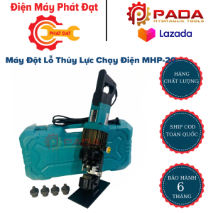 Máy Đột Lỗ Thủy Lực Cầm Tay Chạy Điện MHP-20 - Đột Dày 6mm Với TônThép- 10mm Với ĐồngNhôm