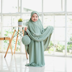 Koyu Hijab Medina Mukena Kids