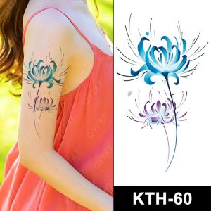 SteadyINK® Floral Tattoo Stickers Waterproof – Cherry Blossom Spider Lily Rose Tattoo - Body Art Cosplay Makeup