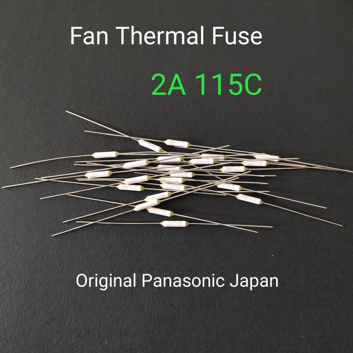 1 Biji 2A 115C 250V Panasonic Fan Thermal Fuse Original Matsushita Lazada