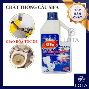 CHẤT THÔNG BỒN CẦU SIFA CHÍNH HÃNG dung dịch thông tắc hố xí nước xử lý wc toilet nghẹt tắc nghẽn thông cống ống thoát nước LOTA SHOP