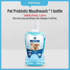 PetClear Probiotic Pet Mouthwash 380ml for Dogs and Cats | Daily Oral Cleaning and Breath Care