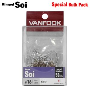 💥VANFOOK RINGED SOI SILVER SPECIAL BULK PACK / SPEAR SH-20 FISHING HOOK