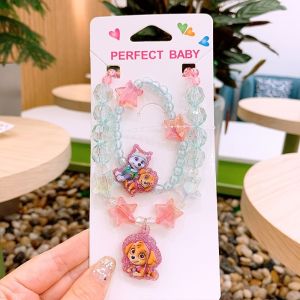 PAW Patrol Girls คลิปผม Barrettes คลิปผมออกแบบการ์ตูน Hairpins เด็กยางรัดผมหนังยางรัดผมสำหรับเด็กวัยหัดเดิน